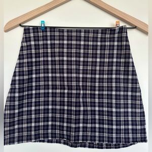 Brandy Melville/ John Galt Purple Plaid Mini Skirt
